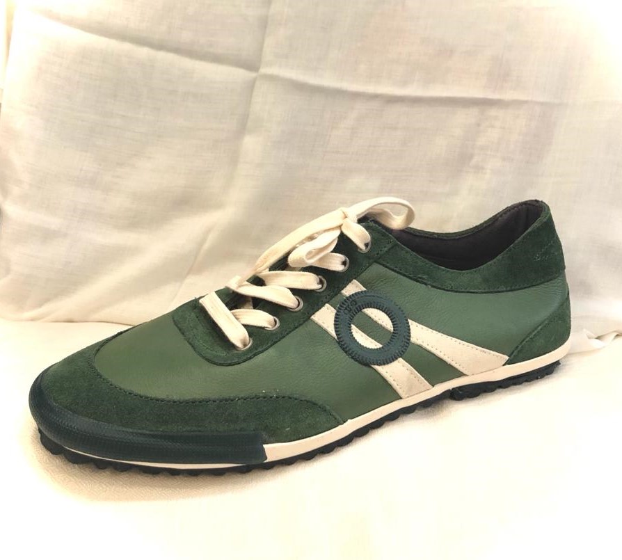 sneaker aro IDO verde - 100% PIRATA piel flexible